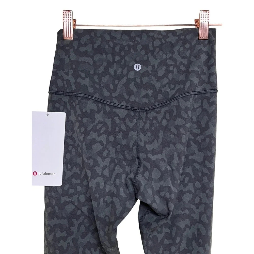 LULULEMON Align Pant II 25” Formation Camo‎ Evergreen Multi Women’s Size 6